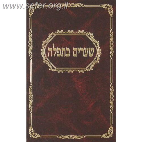 שערים בתפלה - על עשרה סוגי התפלה / הרב פינקוס