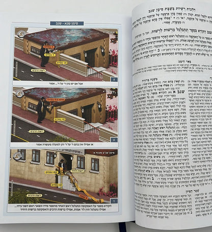 משנה ברורה - חלק ד' הלכות רשויות שבת ועירובין בתוספת תמונות להמחשה / קול הלשון