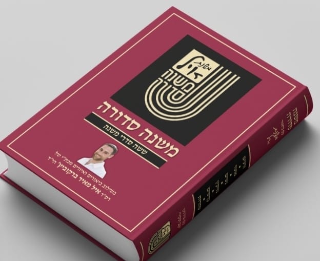 משנה סדורה בכרך אחד פורמט ענק (בשילוב ביאורים ואיורים 'משנת אייל') / קב ונקי