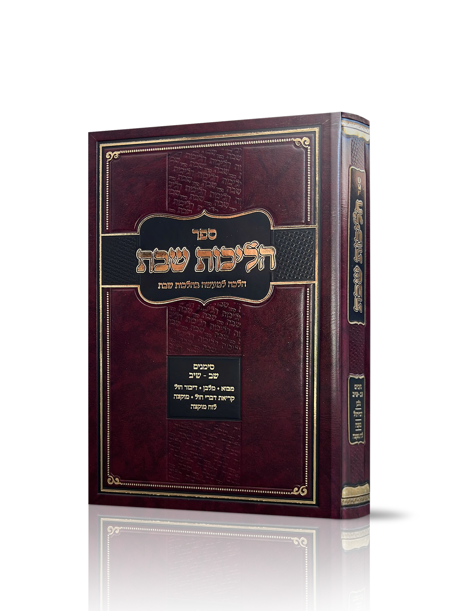 הליכות שבת סימנים שב' - שיב' / הרב אופיר מלכה