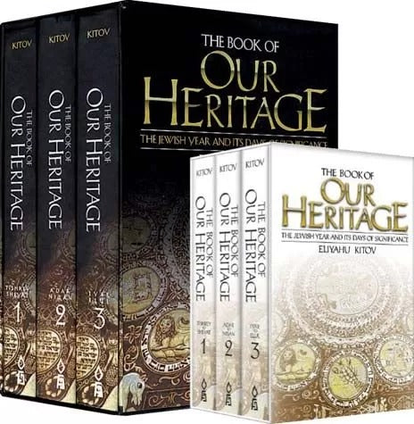 Book of Our Heritage: Rabbi Eliyahu Kitov - 3 Volume Pocket size Set / ספר התודעה קטן אנגלית
