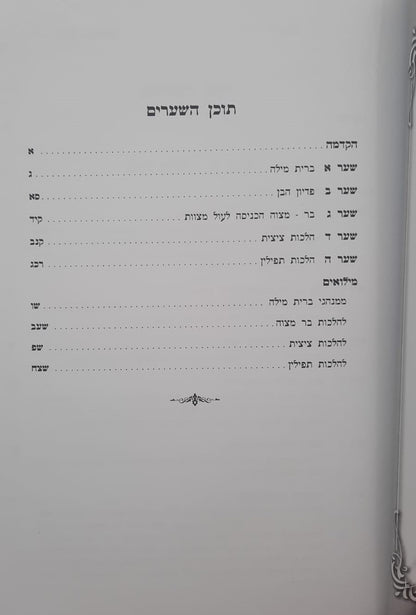 שערי מצוות הבן / הרב טשזנר