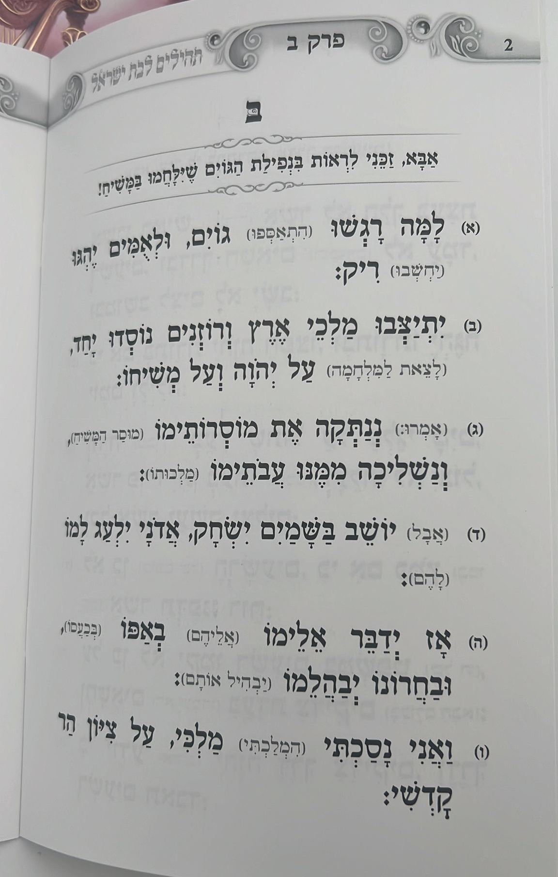 תהילים המחולק לבת ישראל - געגועים לה' / הרב רונן חזיזה