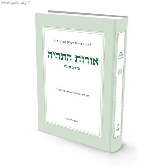 ביאורים לאורות התחיה א' / הרב זאב סולטנוביץ'