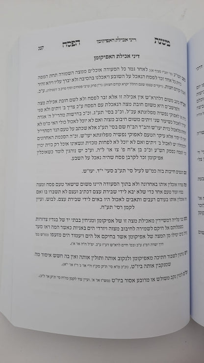 משנת הפסח - הלכות פסח כולל מנהגים הלכה למעשה