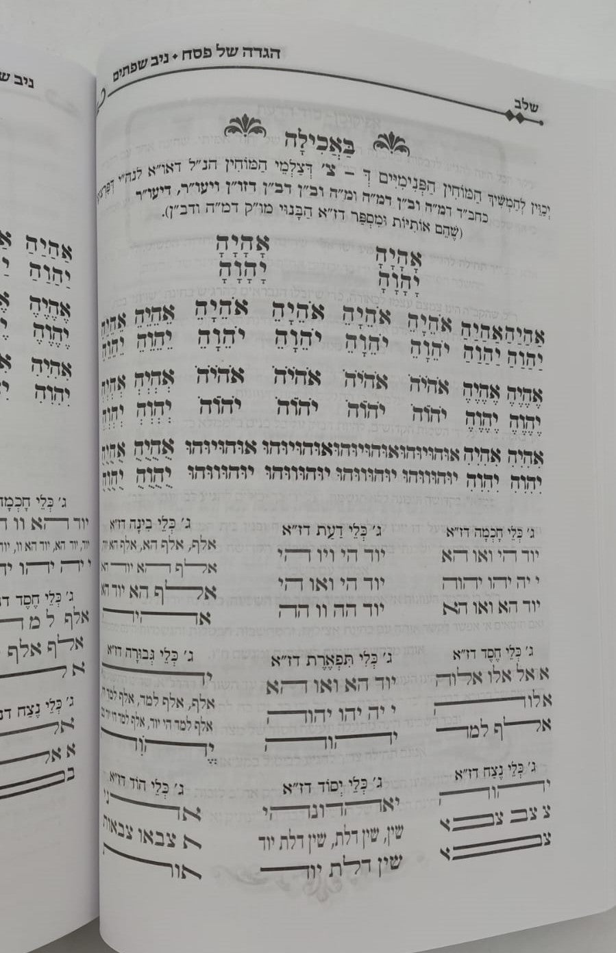 הגדה של פסח - ניב שפתיים / אליבא דנפשיה