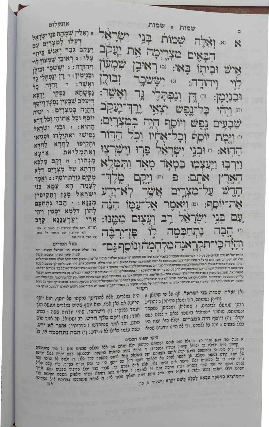 חמשה חומשי תורה - שמות / הוצאת בלום