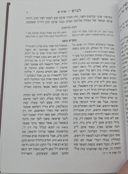 דעת קדושים - מקדש מעט / על הלכות צורת האותיות