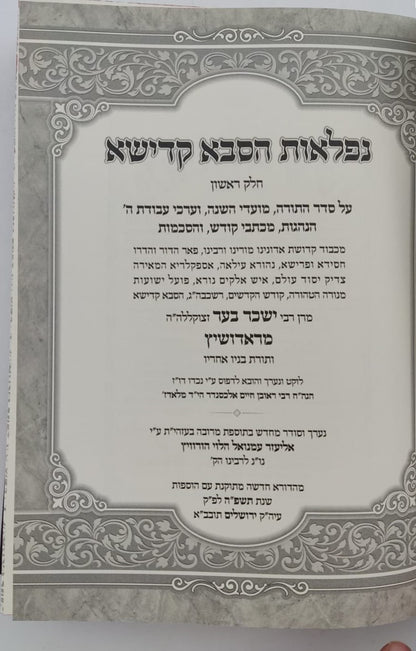 נפלאות הסבא קדישא מראדושיץ - כרך א' / על התורה ומועדים