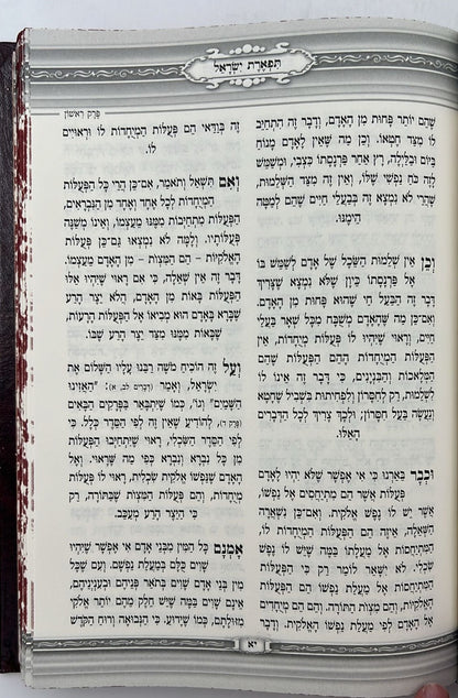 תפארת ישראל למהר"ל מנוקד / מכון האבות