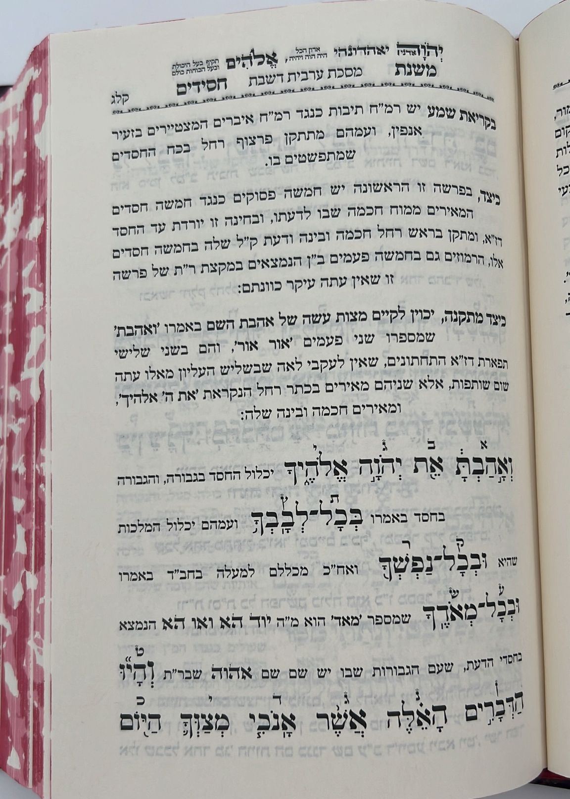 סידור משנת חסידים - שבת קודש / ר' רפאל עמנואל חי ריקי זיע"א