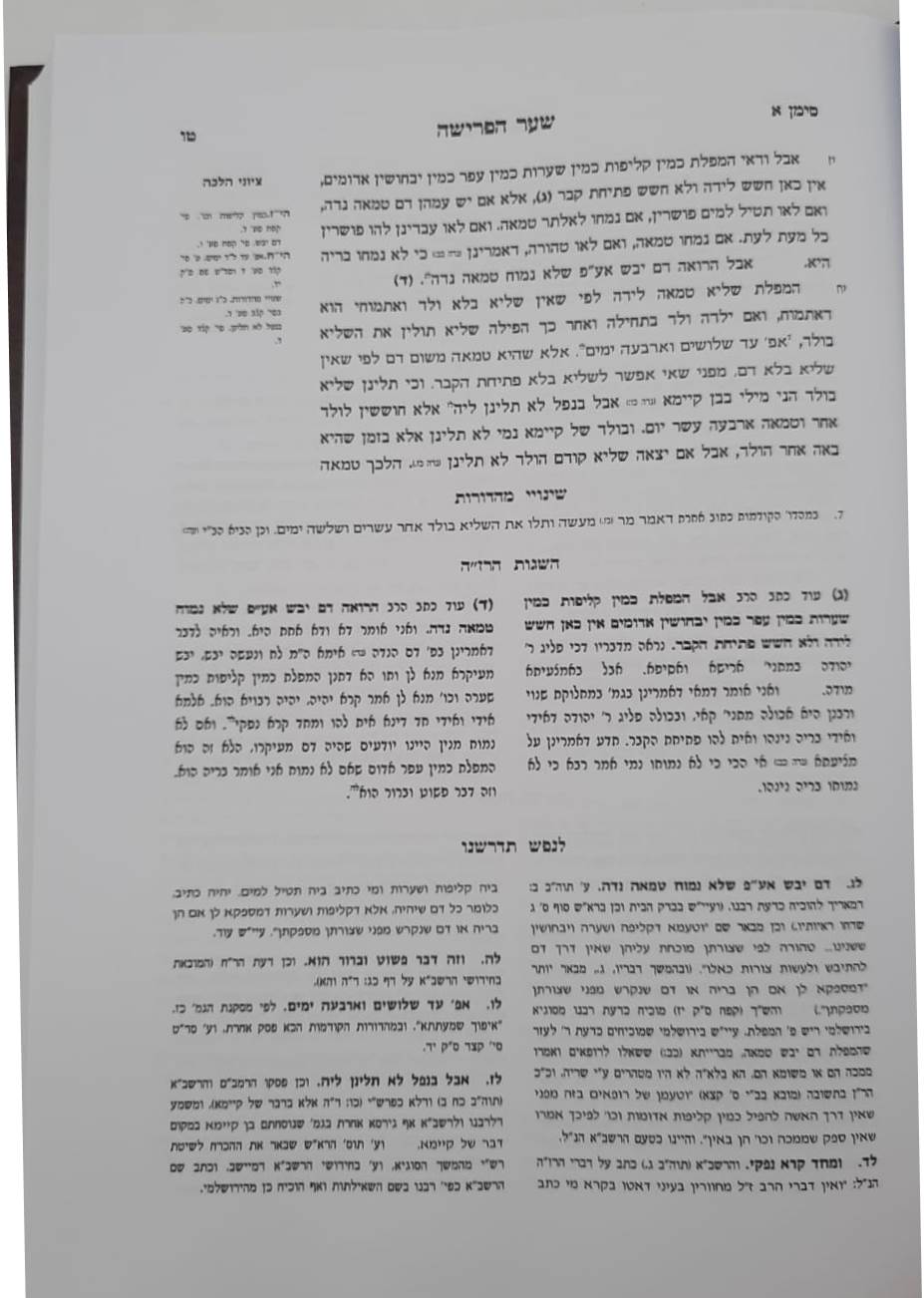 בעלי הנפש לראב"ד - אם אגרת הקודש לרמב"ן (פורמט גדול) / על הלכות נדה מקוואות וקדושה