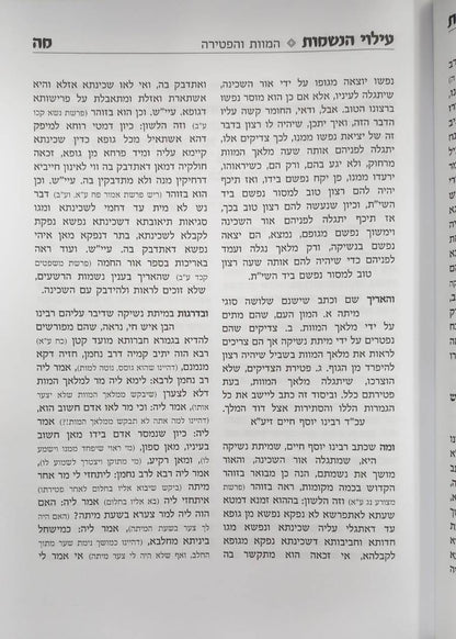 עילוי הנשמות - אוצר מקיף בדיני אבילות / הרב אברהם מימון הלוי