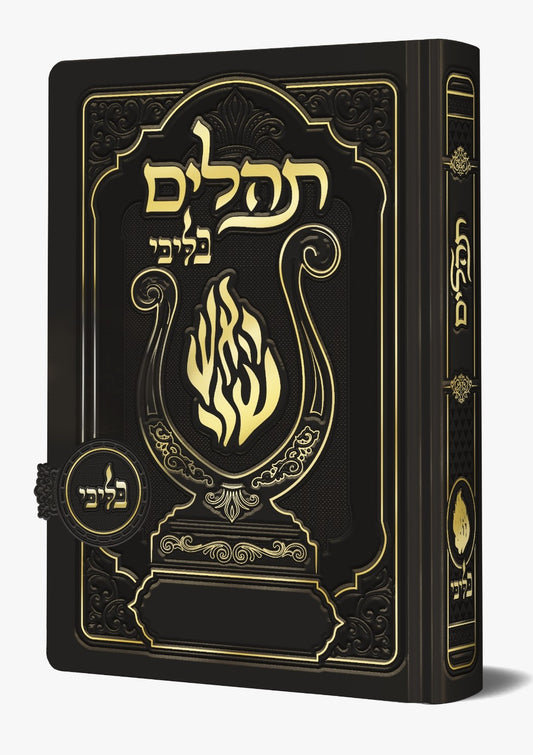 תהלים מגנט - הנבל עם האש שלי צבע שחור פורמט בינוני / בליבי