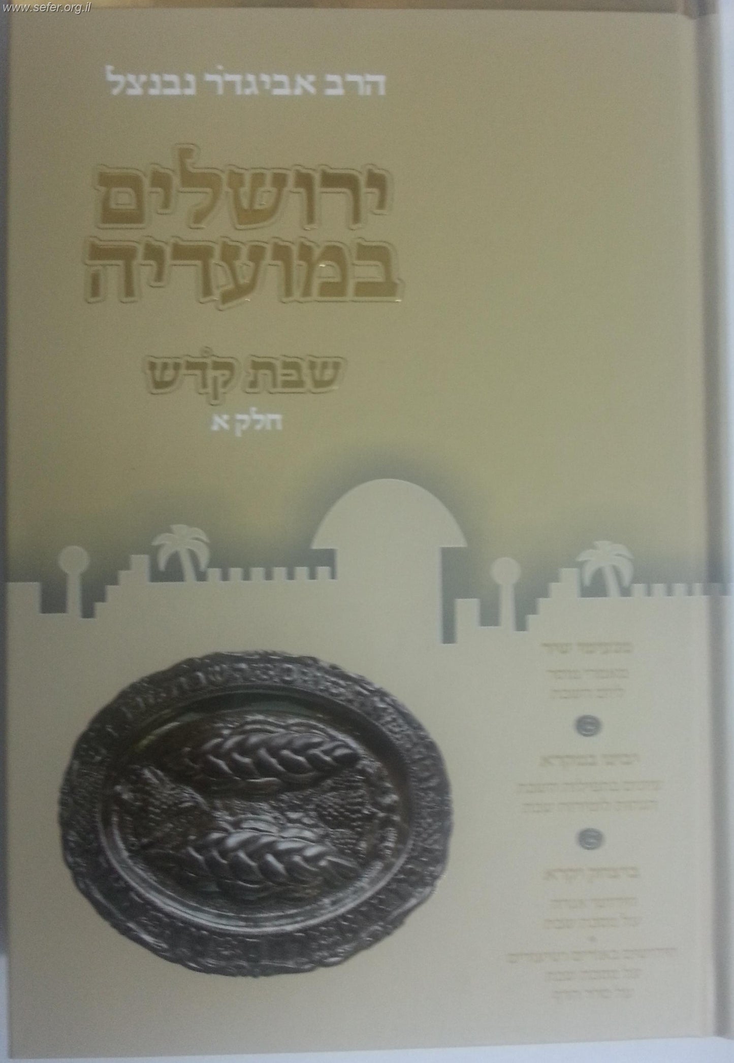 ירושלים במועדיה - שבת קודש א' / הרב אביגדור נבנצל