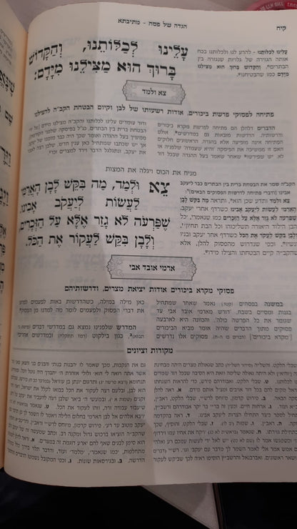הגדה של פסח "מתיבתא" מורחב  גדול / הוצאת"עוז והדר"