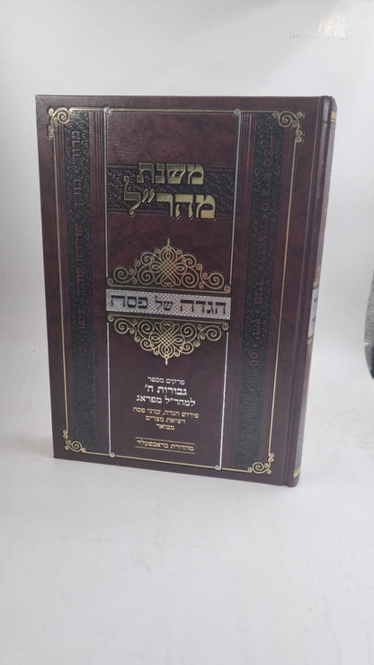 הגדה של פסח - משנת מהר"ל / פרקים מספר גבורות ה' למהר"ל מפראג