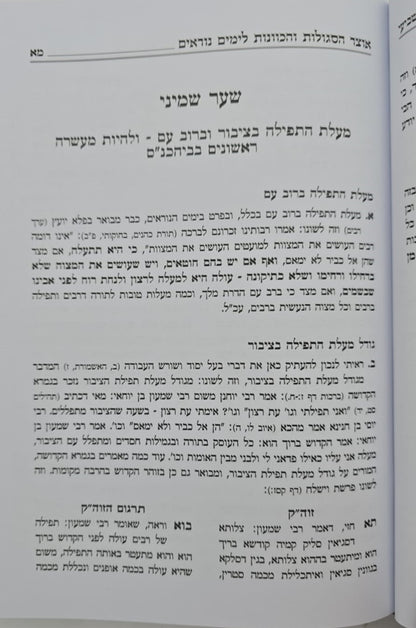 אוצר הסגולות והכוונות לימים נוראים / אלול תשרי