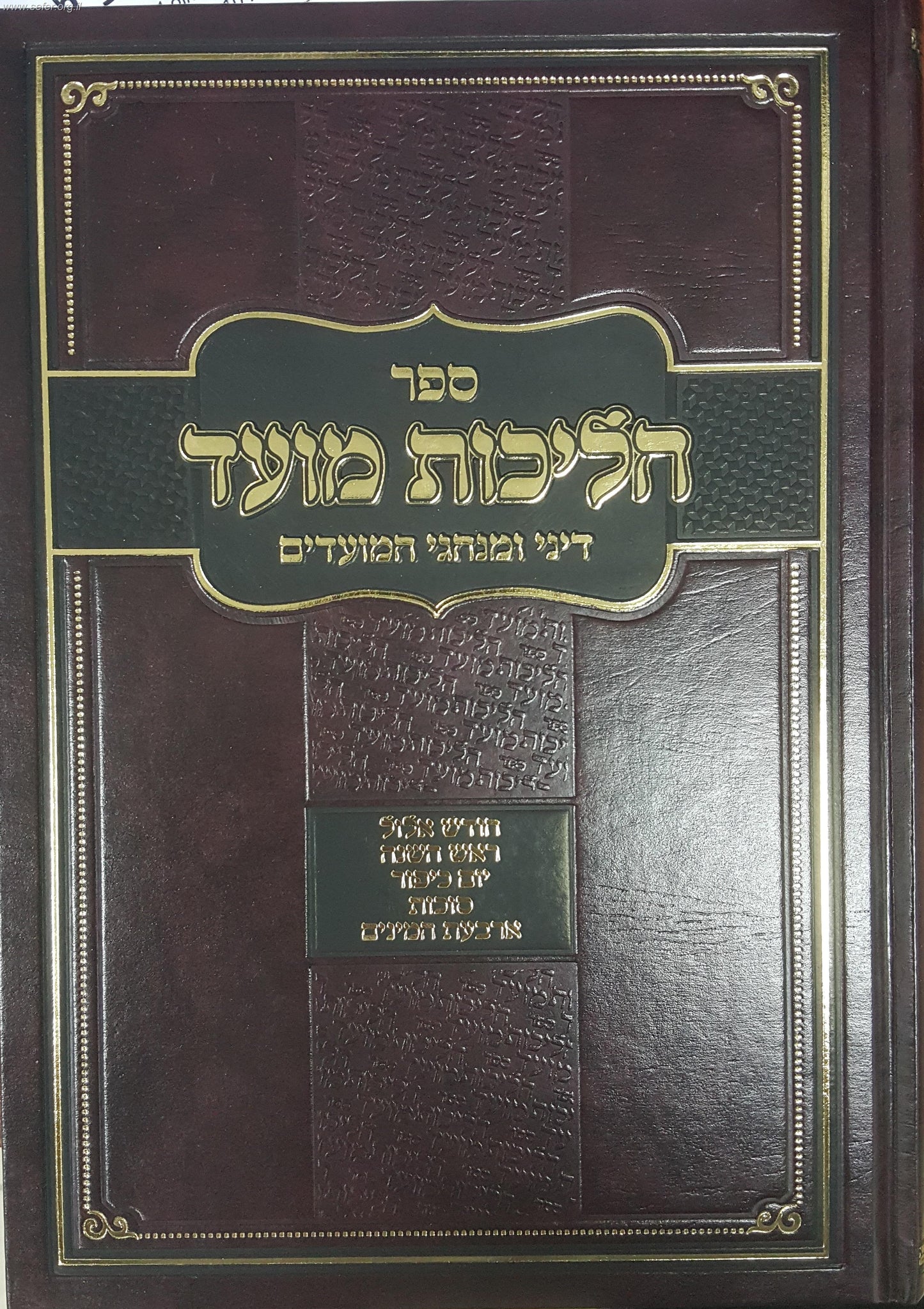 הליכות מועד אלול - תשרי / הרב אופיר מלכה