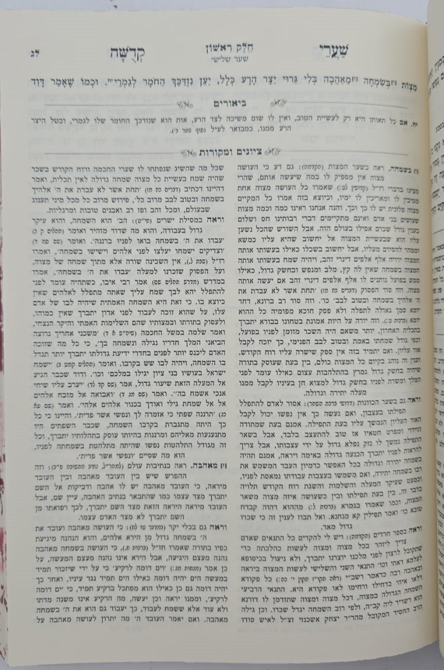 שערי קדושה המבואר למהרח"ו / עוז והדר