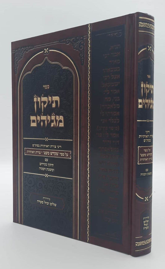 תיקון מגיהים - דיני צורת האותיות בסת"ם / ר' אהרון צורישדי