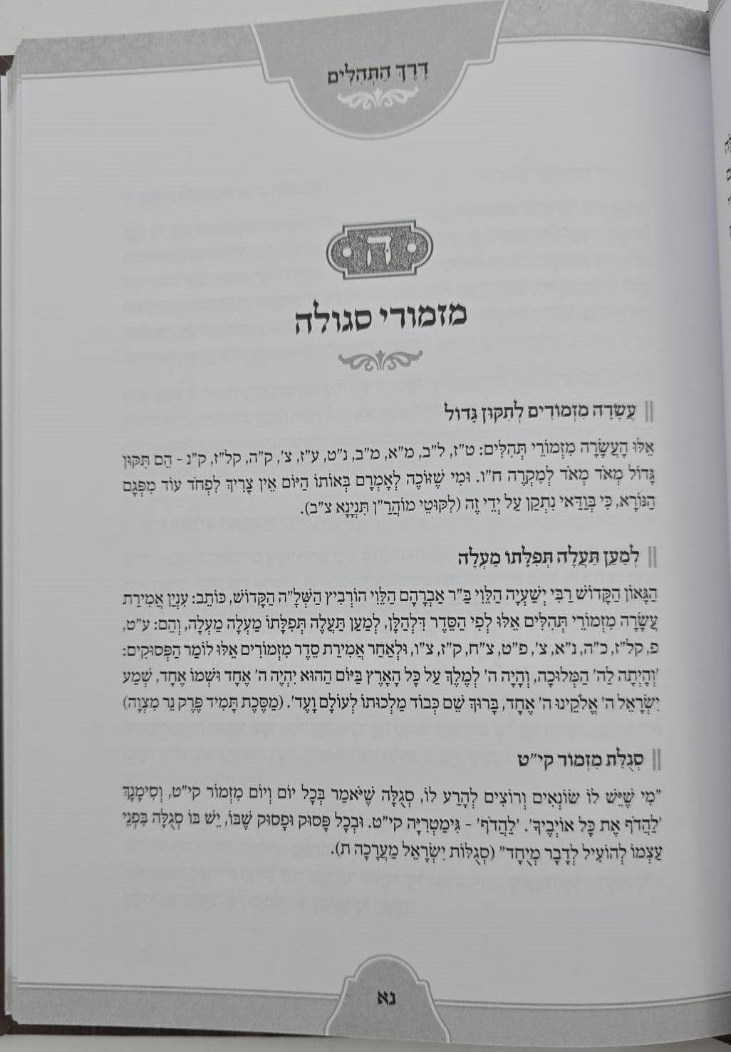 דרך התהילים / ליקוטים נפלאים במעלת אמירת התהילים