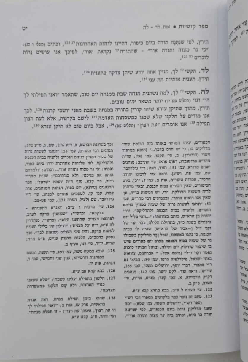 ספר קושיות לאחד מן הראשונים / טעמי הלכה ומנהג בדרך קושיא ותירוץ