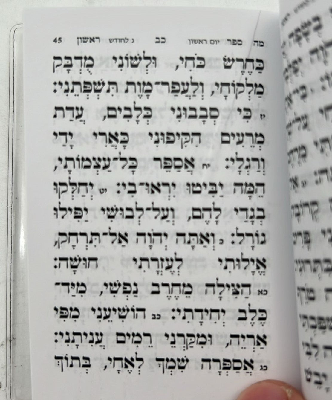 תהילים כיס מנויילן - באותיות גדולות ומאירות עיניים / נופי ירושלים