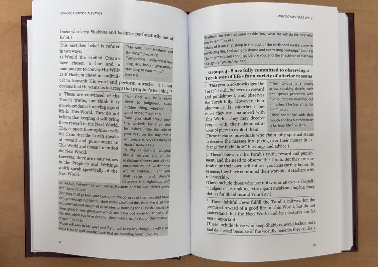 Concise Chovos Halevavos / Feldheim - קיצור חובות הלבבות אנגלית