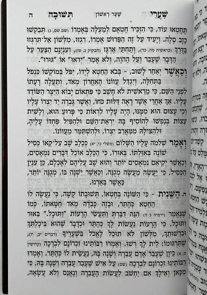 שערי תשובה מנוקד / רבינו יונה גירונדי