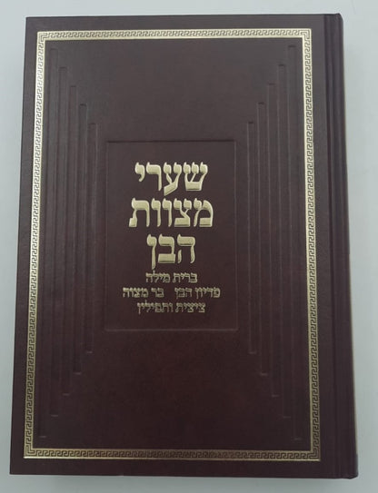 שערי מצוות הבן / הרב טשזנר
