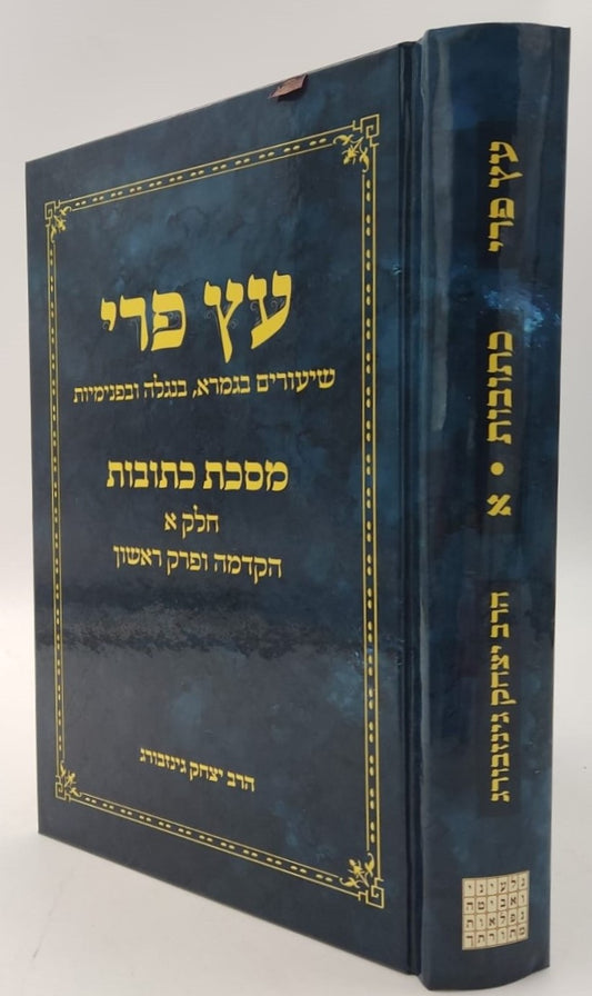 עץ פרי - מסכת כתובות חלק א' / הרב יצחק גינזבורג