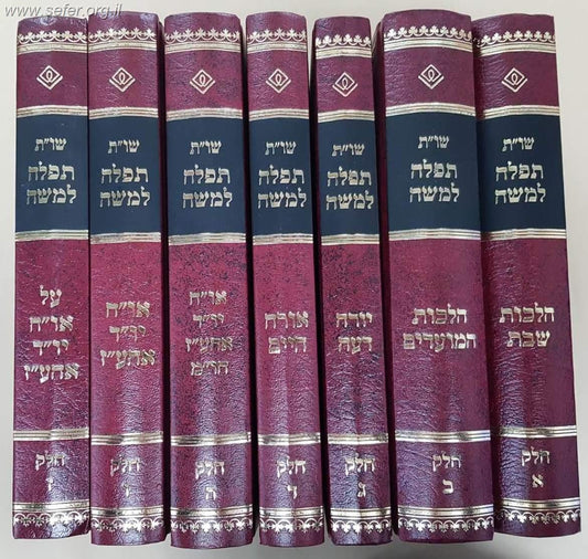 שו"ת תפילה למשה ז' כרכים / הרב משה לוי זצוק"ל