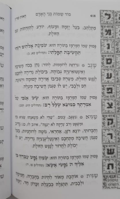 סוד שמות בני האדם / הרב משה סופר