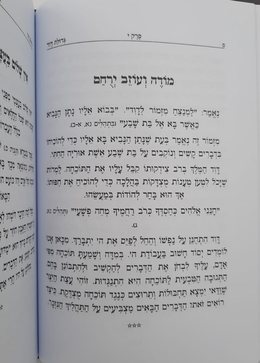 גדולת דוד המלך / הרה"צ דוד גבריאל שליט"א • שמואל לנייאדו