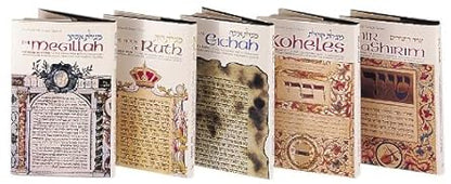 The Five Megillos 5 Volume Full Size Set - Artscroll / חמש מגילות אנגלית
