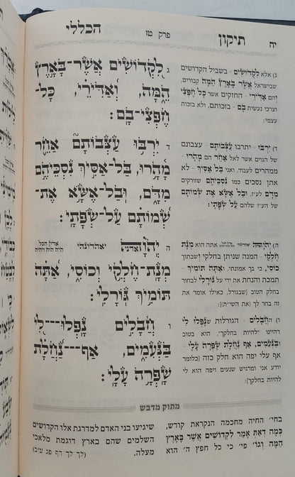 תיקון הכללי מתוק מדבש - פורמט גדול / הרב דניאל פריש זצוק"ל