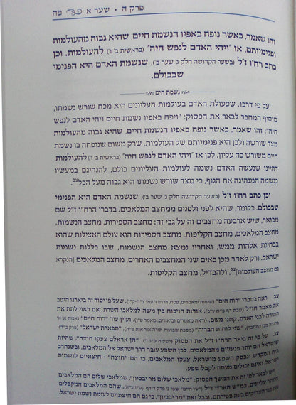 נפש החיים עם ביאור נשמת הים סט ב' כרכים / אהבת שלום