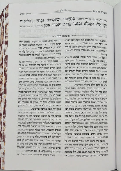 סידור תפילה - בן איש חי לימות החול / אהבת שלום