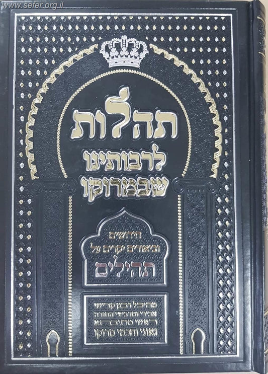 תהלות לרבותינו שבמרוקו - חידושים וביאורים יקרים על התהילים
