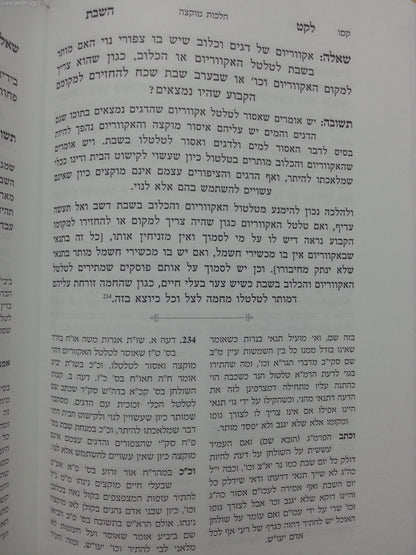 ספר לקט השבת ב"כ - שו"ת בענייני שבת / הרב מנשה כהן