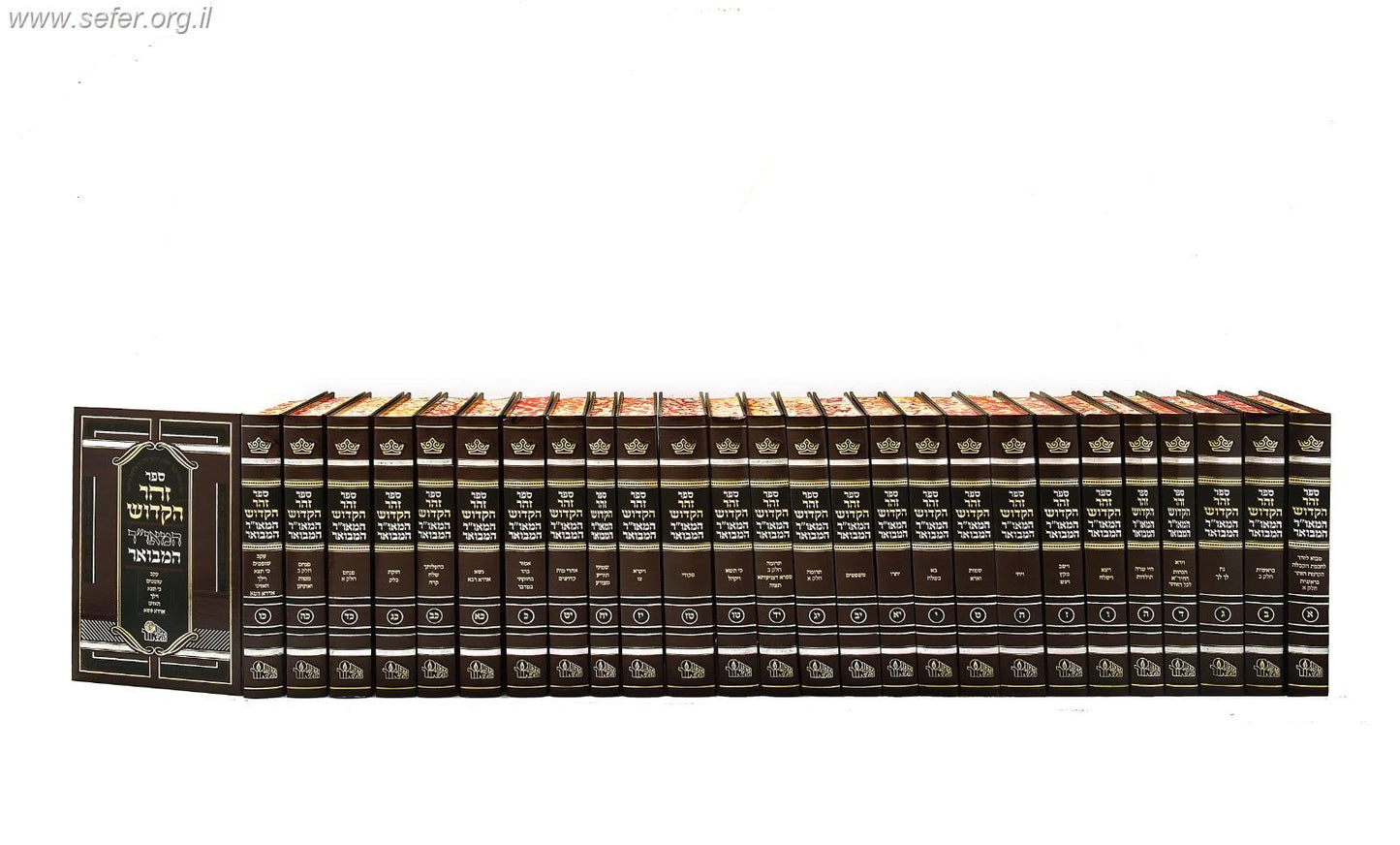 זוהר המבואר כו' כרכים • זוהר חדש המבואר ה"כ • תיקוני הזוהר המבואר ו"כ (סה"כ 37 כרכים - הסט המלא) / מכון המאור