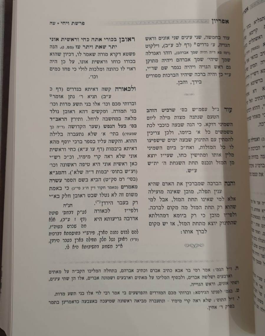 ספר אפריון - על התורה / רבינו שלמה גאנצפריד זצוק"ל