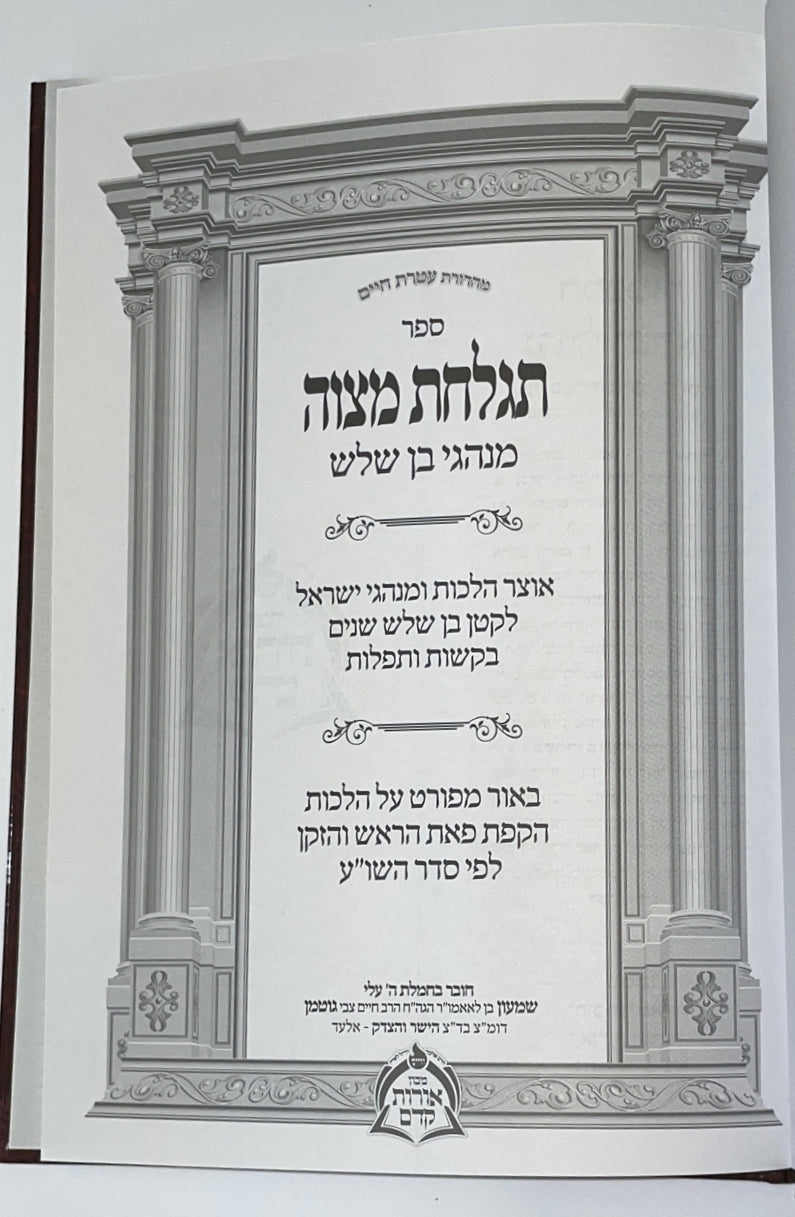 תגלחת מצוה - מנהגי בן שלש