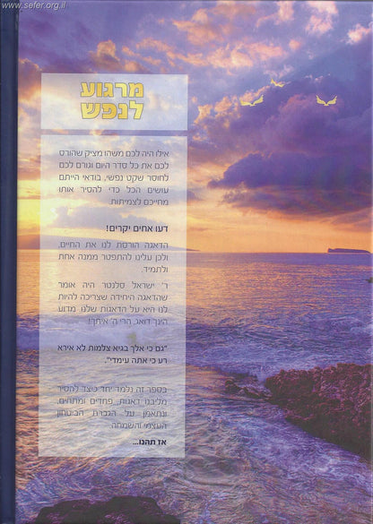 מרגוע לנפש - הדרכה מעשית להפחתת דאגות, חרדות ומתחים ולשמחת חיים אמיתית