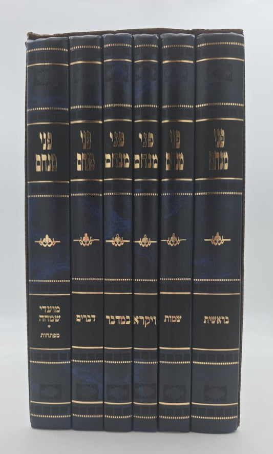 פני מנחם על התורה ו' כרכים - פורמט גדול / האדמו"ר מגור