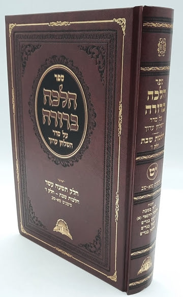 הלכה ברורה כרך יט' - שבת חלק ז' / מרן הראשון לציון הרה"ג דוד יוסף שליט"א