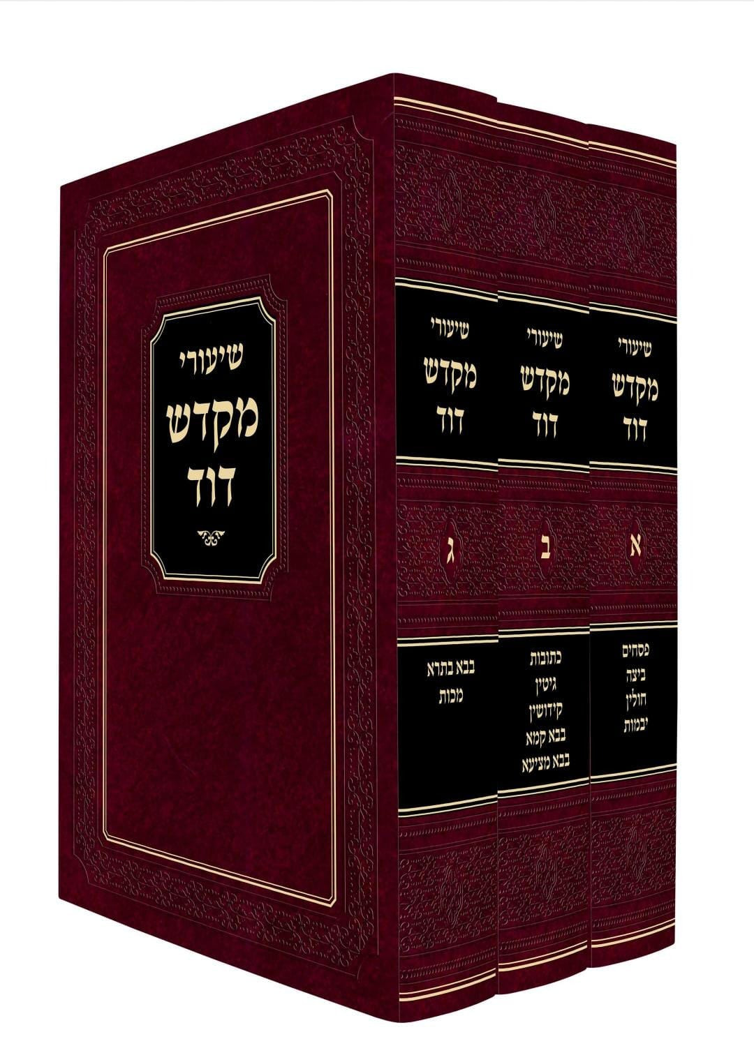 שיעורי מקדש דוד על הש"ס ג' כרכים / הרב דוד רפפורט זצ"ל