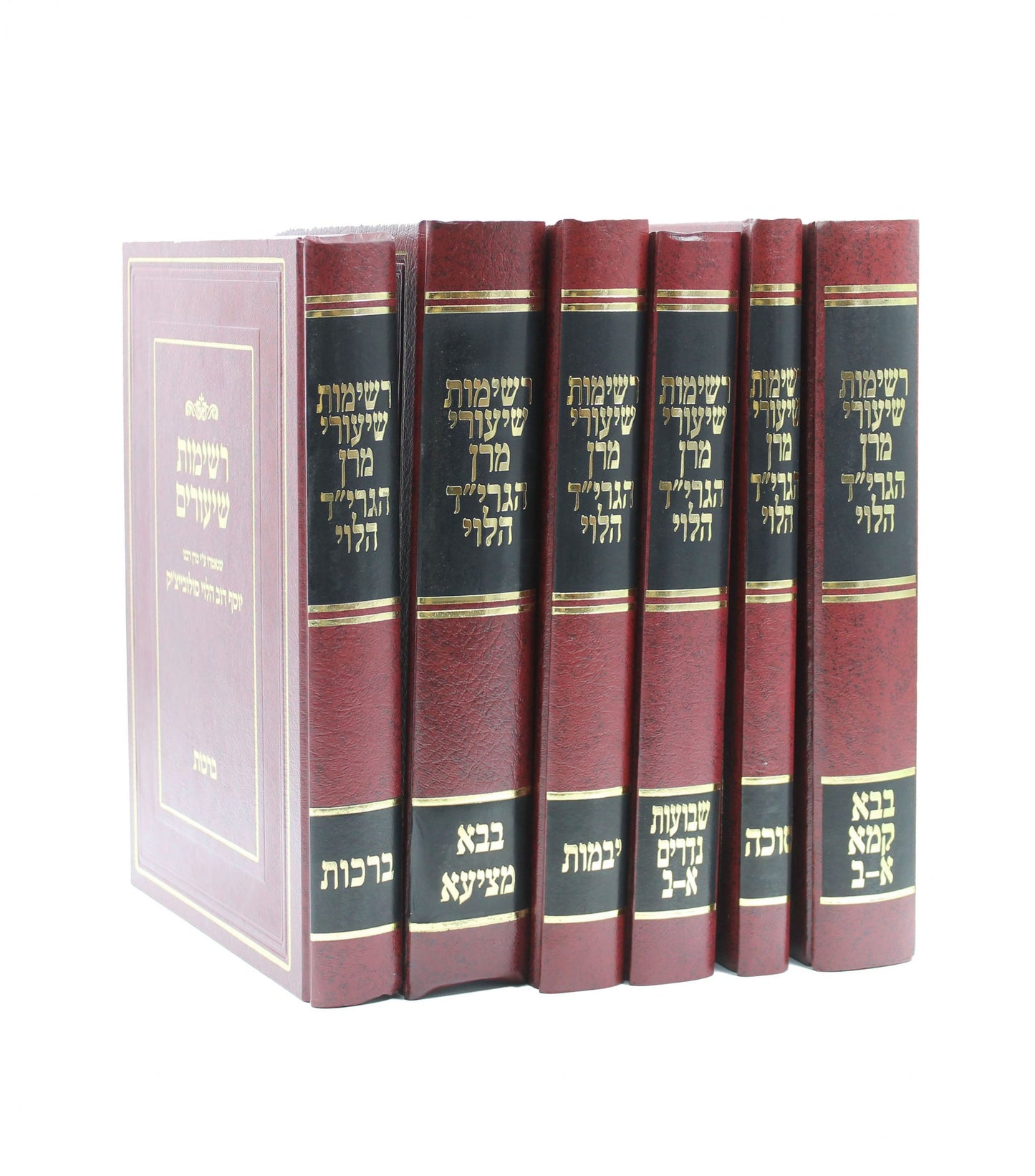 רשימות שיעורי מרן הגרי"ד הלוי על הש"ס ח' כרכים