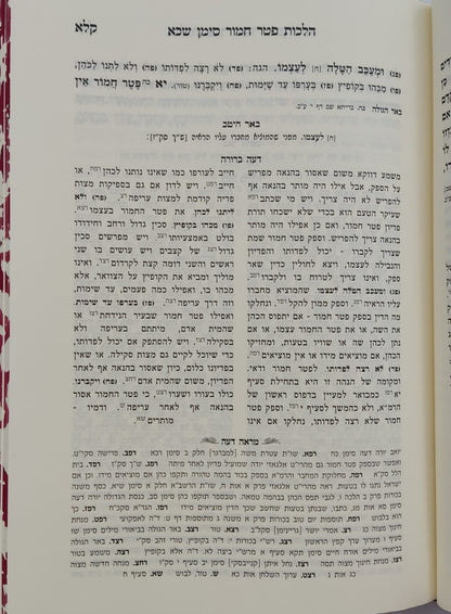 דעה ברורה - על שו"ע יורה דעה סימנים שה-שלד / הרב אשר הורוביץ שליט"א